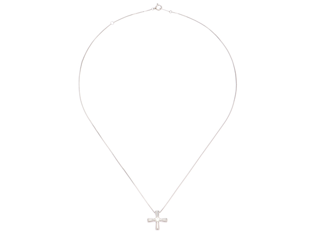 JEWELRY ジュエリー ネックレス PT850プラチナ ダイヤモンド0.21
