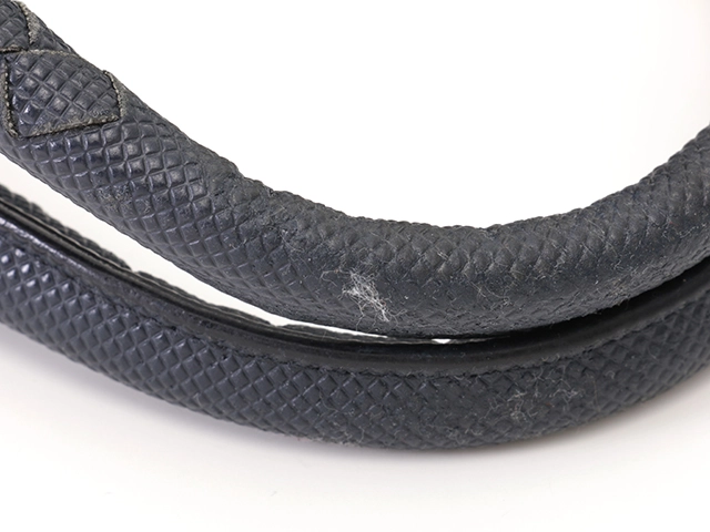 BOTTEGA VENETA ボッテガヴェネタ トートバッグ マルコポーロ コーティングキャンバス ネイビーブラック222498【472】YY