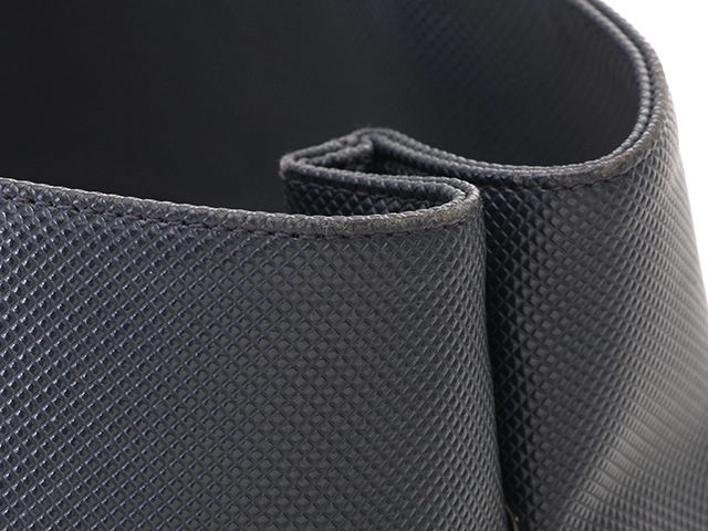 BOTTEGA VENETA ボッテガヴェネタ トートバッグ マルコポーロ コーティングキャンバス ネイビーブラック222498【472】YY