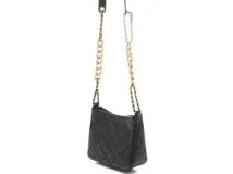 CHANEL シャネル マトラッセ ホーボー チェーンショルダーバッグ AS3112 ブラック/GP ラムスキン 【460】2146000418143