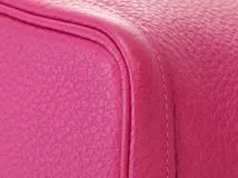 HERES  エルメス トードバッグ ガーデンパーティPM ローズパープル ヴァッシュカントリー シルバー金具 C刻印 2146000418976【430】