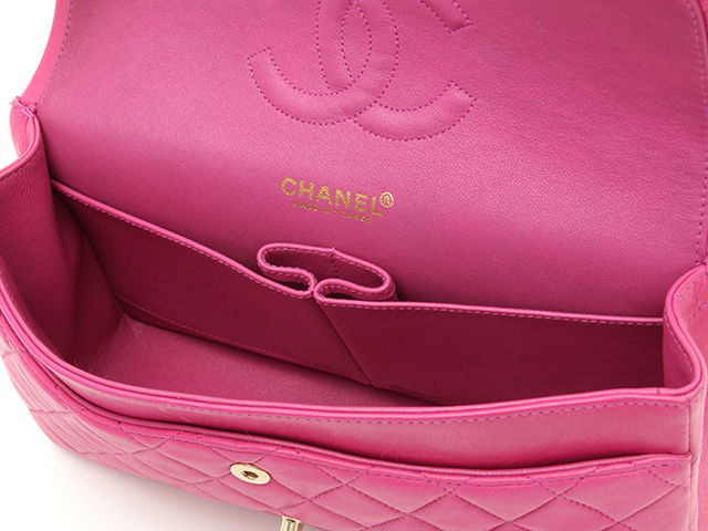 CHANEL シャネル マトラッセWフラップ25 Wチェーンショルダー