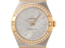 OMEGA　オメガ 　コンステレーション 　ブラッシュクォーツ 　ステンレス　シルバー文字盤　ダイヤベゼル　123.25.27.60.52.002　クオーツ　レディース　【436】　2146000419379