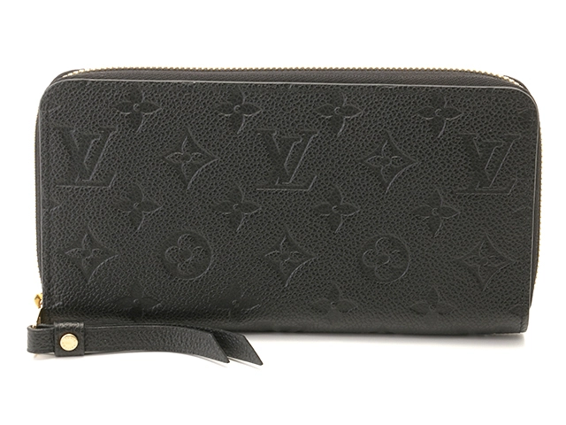 LOUIS VUITTON ルイ･ヴィトン ジッピー・ウォレット ラウンドファスナー長財布 M61864 モノグラム・アンプラント ノワール 【460】 2146000419782