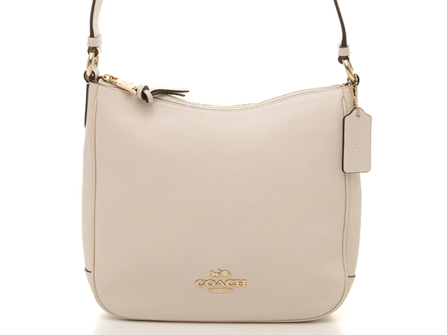 COACH　コーチ　エリ―ファイル　ショルダーバッグ　レザー　ホワイト　C1648　2146000419935　【205】