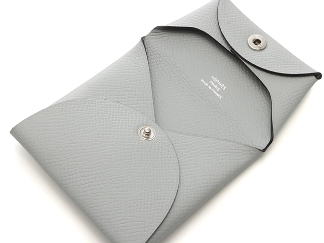 HERMES　エルメス　バスティア パールグレー/シルバー　エバーカラー　C 刻印(2018年頃製造)  2146000420948 【437】