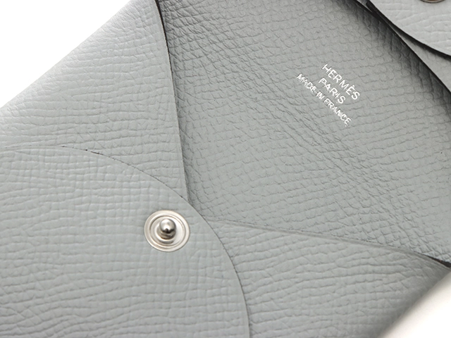 HERMES　エルメス　バスティア パールグレー/シルバー　エバーカラー　C 刻印(2018年頃製造)  2146000420948 【437】