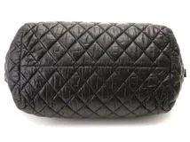 CHANEL　シャネル　ココ・コクーン　ハンドバッグ　ブラック　SV　ナイロン　レザー【431】2146000421648