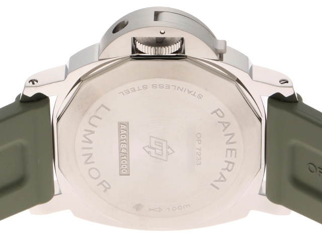 PANERAI　パネライ　ルミノール ベース ロゴ　PAM01087　SS/ラバー　手巻き　メンズ2146000421785【432】