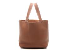 Hermès　エルメス　ハンドバッグ　ピコタンロックＭＭ　ゴールド　シルバー金具　Y刻印　2020年頃製造【471】Ｌ
