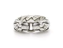 GUCCI シルバー リング パール付き タイガー GUCCI(グッチ) / リング/--/パール/シルバー/タイガーヘッド