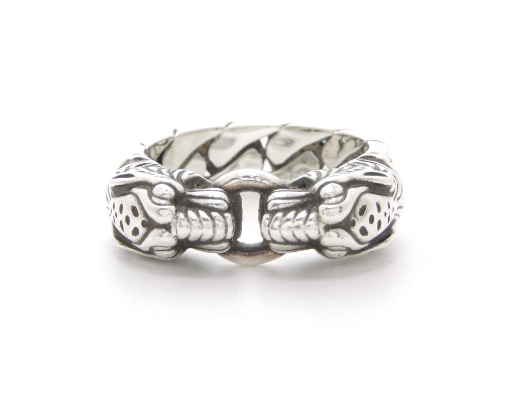 GUCCI グッチ タイガーリング シルバー 8.8g 13号 2146000422034