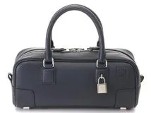 *LOEWE*アマソナ23 バッグ ナパカーフ 関税・送料込み LOEWE ロエベ アマソナ23 クロップドバッグ ディープネイビー