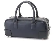 LOEWE ロエベ アマソナ23 クロップドバッグ ディープネイビー