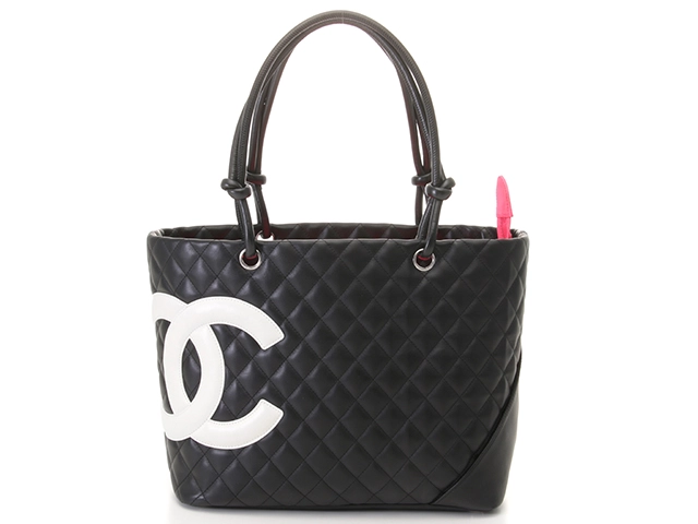 CHANEL カンボンラインラージトートバッグ CHANEL 「CHANEL」 カンボンライン ツイード ラージトート
