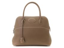 HERMES エルメス ハンドバッグ ボリード31 トリヨンクレマンス エトゥープ/シルバー金具 C刻印(2018年頃)【472】YY