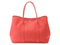 HERMES　エルメス　ガーデンパーティPM　ルージュトマト/SV　トートバッグ　ヴァッシュ・カントリー【431】