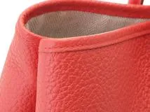 HERMES　エルメス　ガーデンパーティPM　ルージュトマト/SV　トートバッグ　ヴァッシュ・カントリー【431】