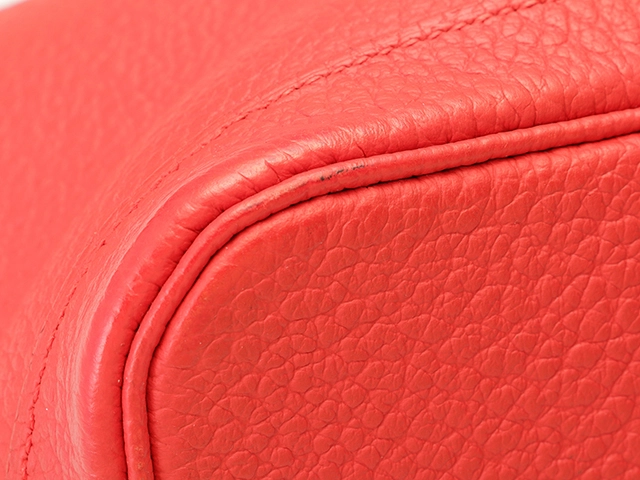 HERMES エルメス ガーデンパーティPM ルージュトマト/SV トートバッグ ヴァッシュ・カントリー【431】