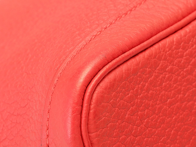 HERMES エルメス ガーデンパーティPM ルージュトマト/SV トートバッグ ヴァッシュ・カントリー【431】