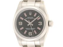 ランダムシリアル 2016年６月 国内正規 ROLEX ロレックス オイスター パーペチュアル 176200 SS ステンレススチール ブラック 369【460】2146000424632