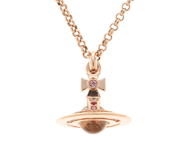 ✨美品/落ち着いたピンク✨ヴィヴィアン ウエストウッド ゴールドオーブ 2146000425066_01.jpg