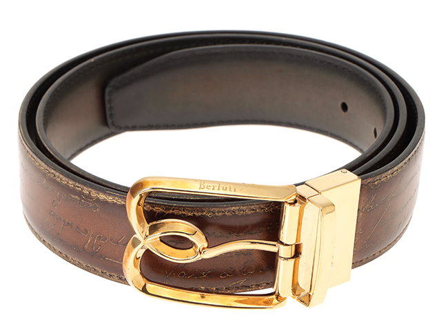 ベルルッティ　Berluti カリグラフィ　ストール　リバーシブル　カシミヤ ベルルッティ Berluti カリグラフィ ストール リバーシブル