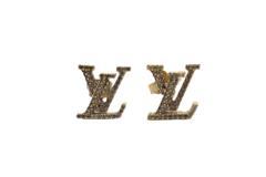 LOUIS VUITTON ルイ･ヴィトン ピアス･LV アイコニック ストラス ピアス M00609 GP/ラインストーン 両耳用 【460】 2146000427275