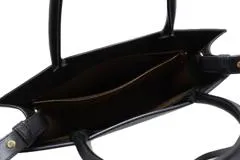 CELINE セリーヌ トリオンフ バーティカルカバ ミディアム トートバッグ 2way 194432CIM.38NO ブラック/ブラウン 【460】2146000429262