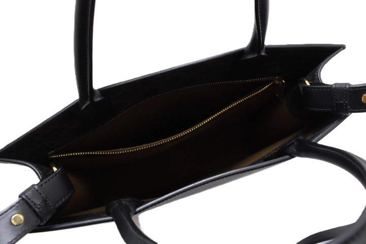 CELINE セリーヌ トリオンフ バーティカルカバ ミディアム トートバッグ 2way 194432CIM.38NO ブラック/ブラウン 【460】2146000429262