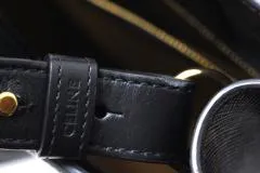 CELINE セリーヌ トリオンフ バーティカルカバ ミディアム トートバッグ 2way 194432CIM.38NO ブラック/ブラウン 【460】2146000429262