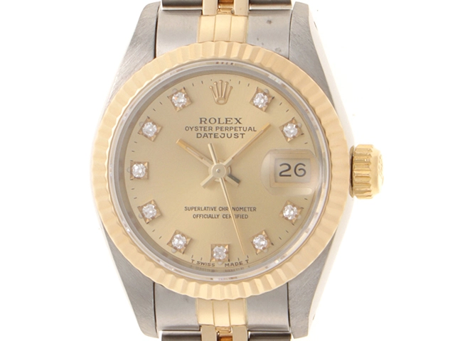 128841 ROLEX ロレックス 69173G デイトジャスト シャンパン