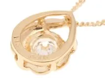 UNOAERRE　ウノアエレ　ダイヤモンド　ネックレス　K18　ゴールド　D0.16ct　2.3g　2146000430183　【200】