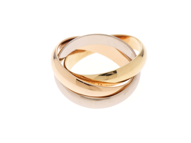 Cartier カルティエ トリニティ リング K18イエロー/ホワイト/ピンク