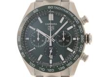 TAG HEUER タグホイヤー メンズ オートマチック カレラ クロノグラフ CBN2A1N.BA0643 グリーン文字盤 SS【472】HK