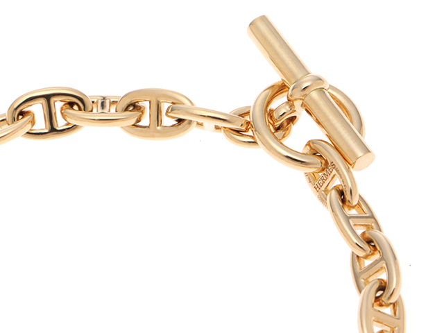 HERMES エルメス ゴールド シェーヌダンクル ノーカラー ジャケット 中古・古着通販】HERMES (エルメス) シェーヌダンクルレザートリムノー