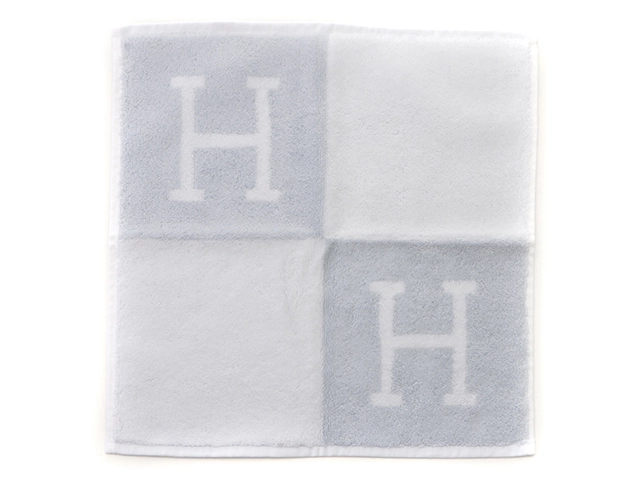 HERMES カレタオル　アヴァロン　水色 HERMES エルメス カレタオル アヴァロン コットン ブルー系