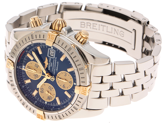 BREITLING クォーツ 腕時計 シルバー/ゴールド 100m防水 BREITLING クォーツ 腕時計 シルバー/ゴールド 100m防水 BREITLING