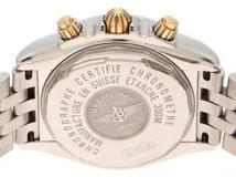 BREITLING ブライトリング 腕時計 クロノマット エボリューション B13356/B156C46PA K18イエローゴールド/スティール ブルー文字盤 自動巻き【472】SJ