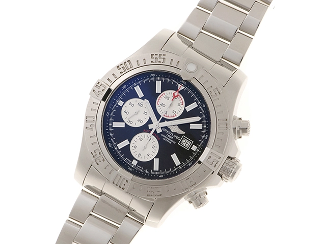 BREITLING ブライトリング スーパーアベンジャーII A13371 ステンレススチール クロノグラフ 自動巻き メンズ 腕時計 C
