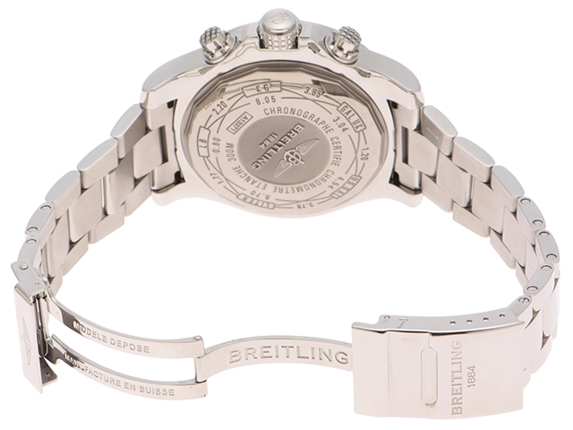 BREITLING ブライトリング スーパーアベンジャーII A13371 ステンレススチール クロノグラフ 自動巻き メンズ 腕時計 C
