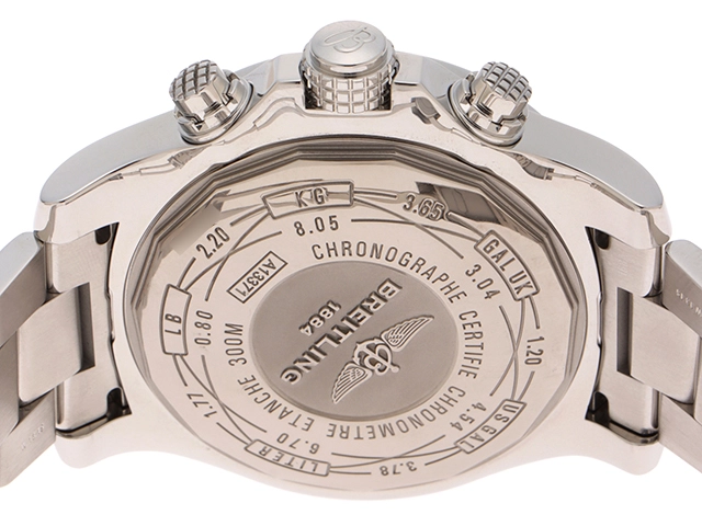 BREITLING ブライトリング スーパーアベンジャーII A13371 ステンレススチール クロノグラフ 自動巻き メンズ 腕時計 C