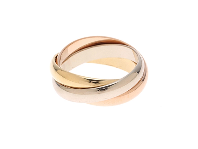 Cartier　カルティエ　トリニティ 　リング　K18ゴールド　52号　 約7.7g　2146000432958【432】