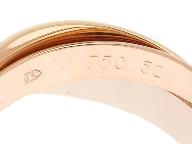 Cartier　カルティエ　トリニティ 　リング　K18ゴールド　52号　 約7.7g　2146000432958【432】
