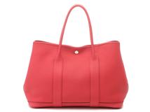 HERMES　エルメス　ハンドバッグ　ガーデンパーティPM　ブーゲンビリア・SV金具　ネゴンダ　T刻印・2015年頃製造【472】HA