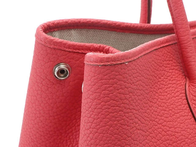 HERMES　エルメス　ハンドバッグ　ガーデンパーティPM　ブーゲンビリア・SV金具　ネゴンダ　T刻印・2015年頃製造【472】HA