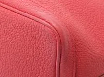 HERMES　エルメス　ハンドバッグ　ガーデンパーティPM　ブーゲンビリア・SV金具　ネゴンダ　T刻印・2015年頃製造【472】HA