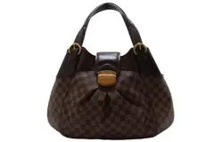 ルイヴィトン N41540 ショルダーバッグ システィナ ダミエエベヌ ブラウン LOUIS VUITTON ルイ・ヴィトン システィナGM N41540 ダミエ エベヌ