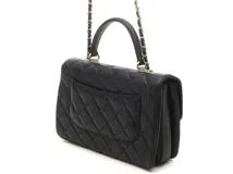 CHANEL　シャネル　マトラッセ３０　トレンディＣＣ　チェーンショルダー　ブラック／ＧＰ　ラムス　2146000437045　【437】