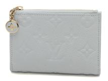 LOUIS VUITTON　ルイヴィトン　小物・財布　ポルトフォイユ・リサ　モノグラム・アンプラント　アズールブルー　M14654　RFIDﾀｸﾞ　【472】　RE